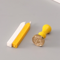 Сургучный набор "Солнце и луна" печать, ручка, сургуч 12,5х10х3,6 см