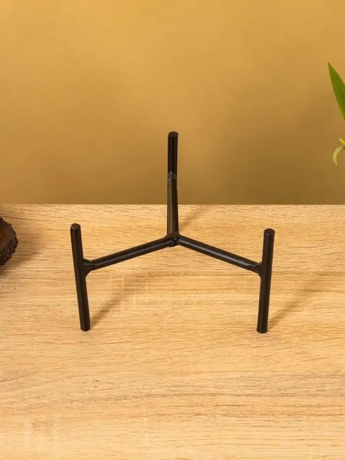 Кашпо на подставке "Горшочек для мёда" железо 15х15х15 см