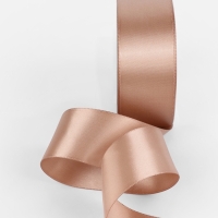 Лента атласная двухсторонняя №812 38мм*25&plusmn;1м телесный TR