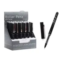 Ручка-роллер BrunoVisconti "XProRoll 0380" 0.5мм, стерж/черн с жидк чернилами