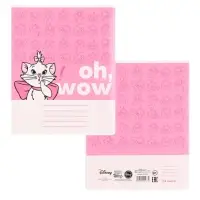 Тетрадь в линейку 24 листа, 5 видов МИКС, обложка мелованный картон, &laquo;Коты аристократы&raquo;