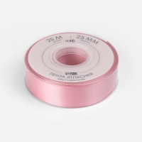 Лента атласная двухсторонняя №158 25мм*25&plusmn;1м сакура TR