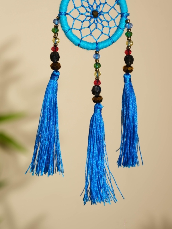 Ловец снов 4х20 см. голубой