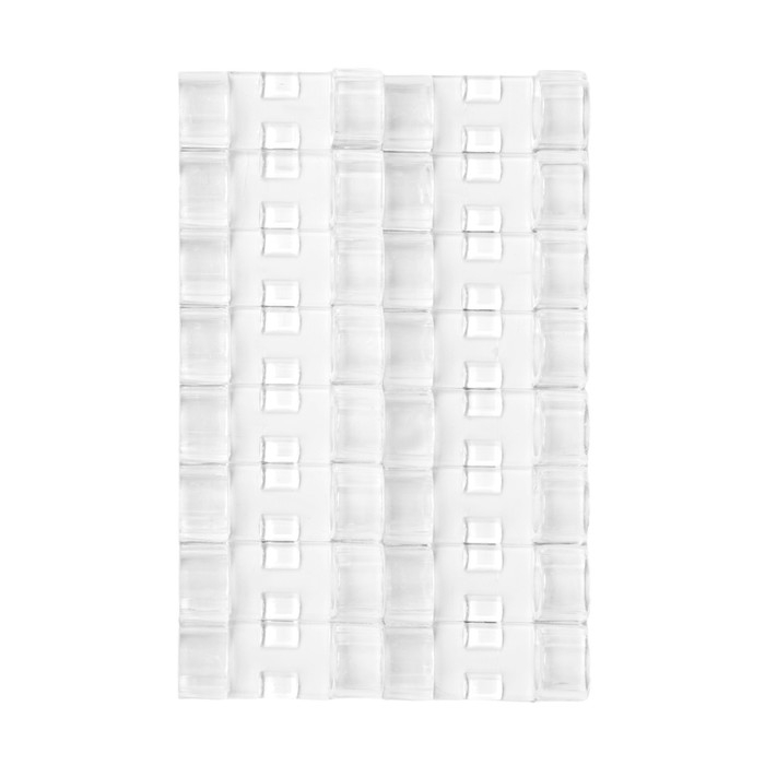 Держатель самоклеящийся для проводов и гирлянд ТУНДРА krep, 15х40 мм, прозрачный,