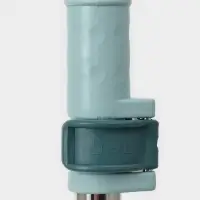 Водосгон для пола, силиконовый поворотный сгон 35 см, черенок нерж. сталь 58-97 см