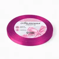 Лента атласная, 6 мм, 23&plusmn;1 м, пурпурная №29