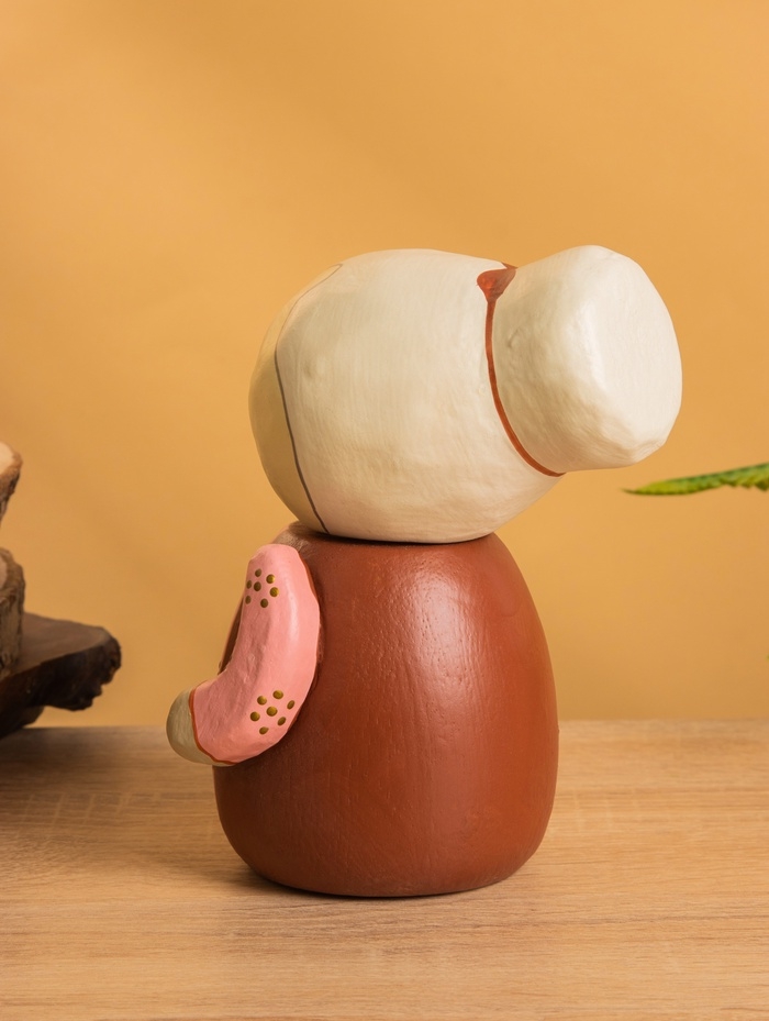 Деревянная кукла кокеши &laquo;Бабушка Юки&raquo;, 11&times;11&times;16 см