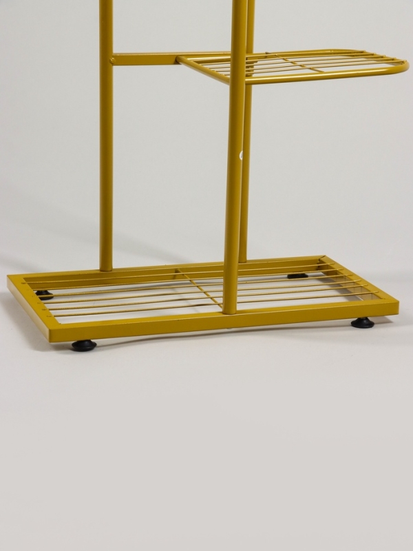 Подставка для цветов Greengo, 5 полок, 44 &times; 22 &times; 95 см, напольная, металл, цвет золотой