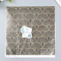 Бумага для скрапбукинга "Веера" плотность 180 гр 30,5х32 см