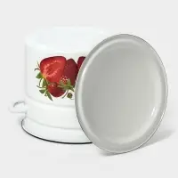 Кастр.цил.борт. 10л (белая)СА