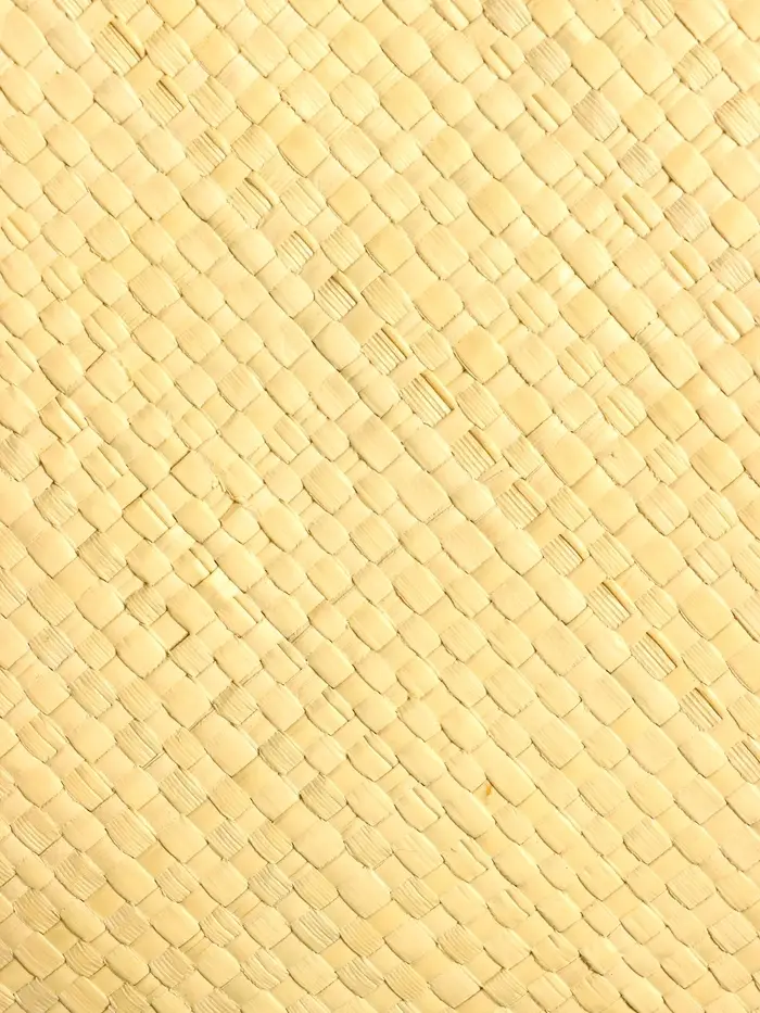 Сумка плетёная на молнии из пандана 41х16х50 см, бежево-коричневый