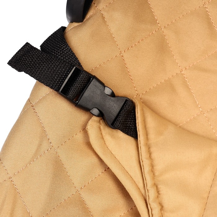 Шезлонг детский, кресло - качалка с игрушками для новорождённых &laquo;Крошка Я&raquo;, цвет бежевый