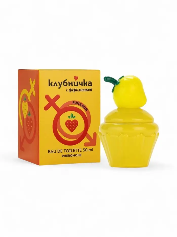 Туалетная вода женская Клубничка С Феромонкой Fun & Sun, 50 мл