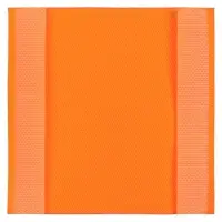 Лейбл тканевый Epsilon, L, оранжевый неон