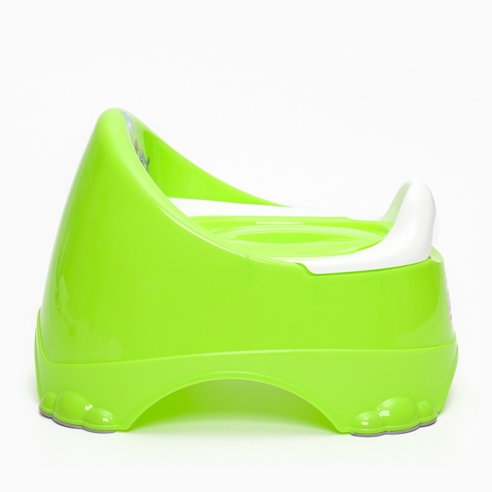 Горшок детский антискользящий &laquo;Бэйби-Комфорт&raquo; с крышкой, съёмная чаша, цвет салатовый