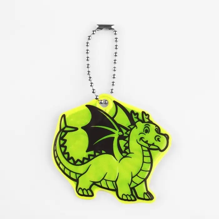 Светоотражающий элемент &laquo;Дракон&raquo;, двусторонний, 5.3&times;5.8 см, МИКС