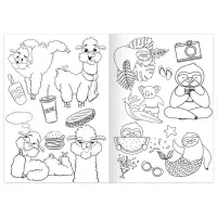 Раскраска &laquo;Ленивые каникулы&raquo;, 12 стр., А5