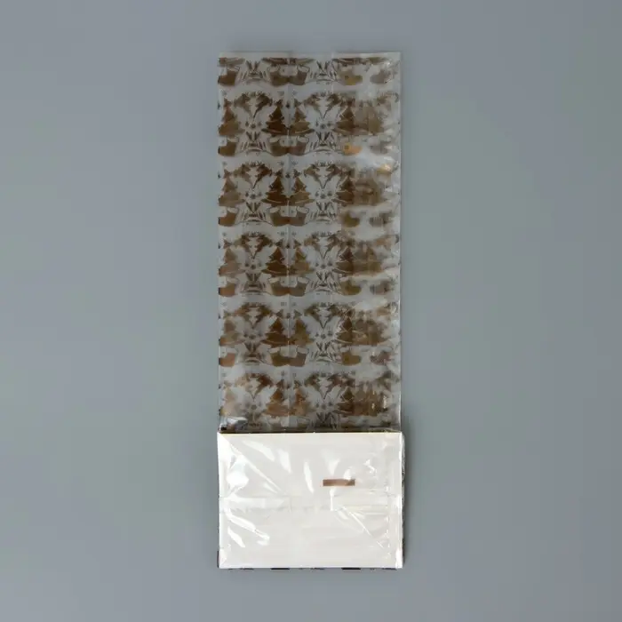 Пакет подарочный новогодний с жёстким дном 6&times;8&times;23 см