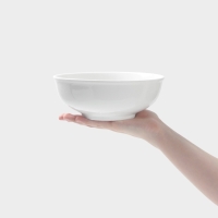 Тарелка глубокая Hanna Kn&ouml;vell, d=18.5 см, фарфор, белая