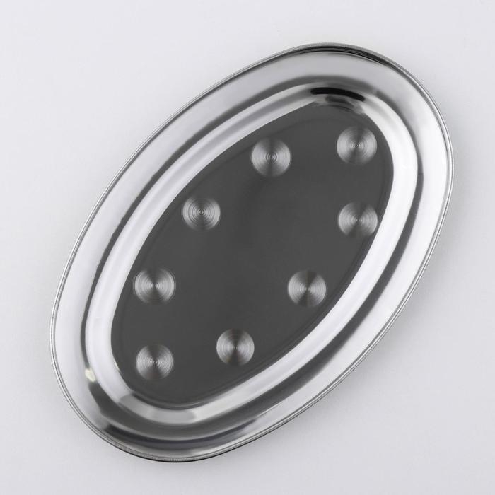 Поднос из нержавеющей стали, 25&times;16&times;1,5 см