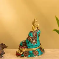 Сувенир "Будда" латунь 8х6х11,5 см