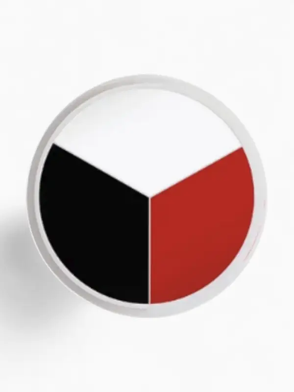 Профессиональный театральный грим "Шайба", (красный, белый, черный), 15 мл.