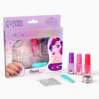 Набор для создания детского маникюра &laquo;Сияй ярче звёзд!&raquo; (МИКС наклеек)
