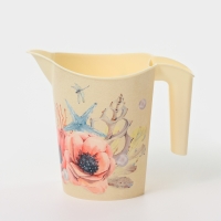 Кувшин &laquo;Деко. Маки&raquo;, пластиковый,1 л