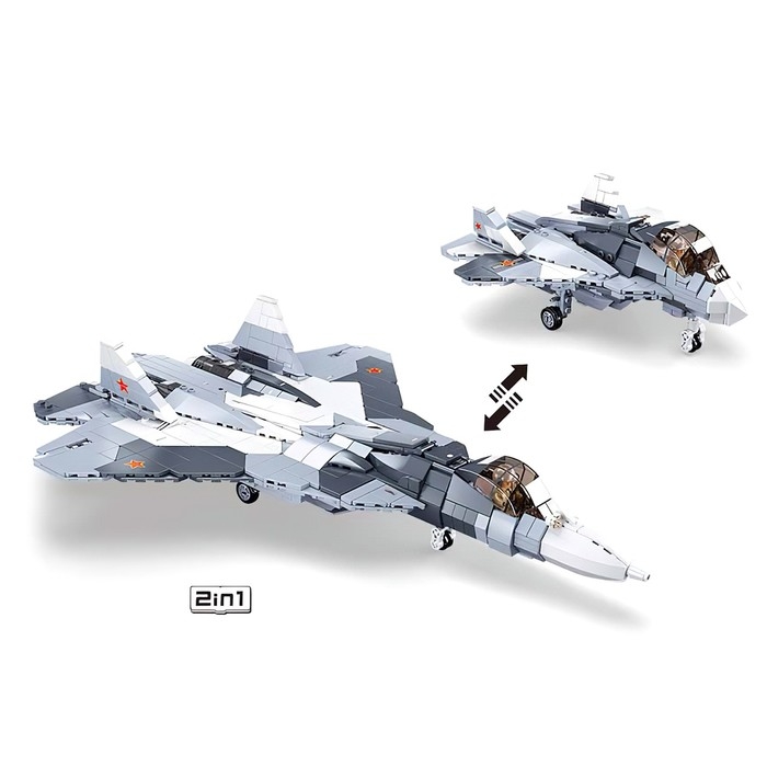 Конструктор &laquo;Модельки. Сверхзвуковой истребитель&raquo;, 893 детали