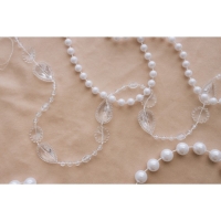 Бусы на нитях, 15 мм, 9 &plusmn; 1 м, цвет прозрачный