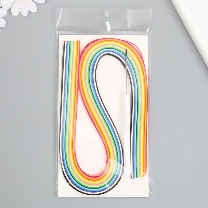 Набор для квиллинга 160 полосок шириной 0,3 см, инструмент "Цветок" 20х8,7 см