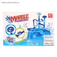 Конструктор марблс &laquo;Водный аттракцион&raquo;, 47 деталей, с бассейном