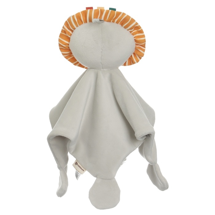 Комфортер - игрушка &laquo;Львенок Леон&raquo;, погремушка, прорезыватель, цвет серый, Крошка Я