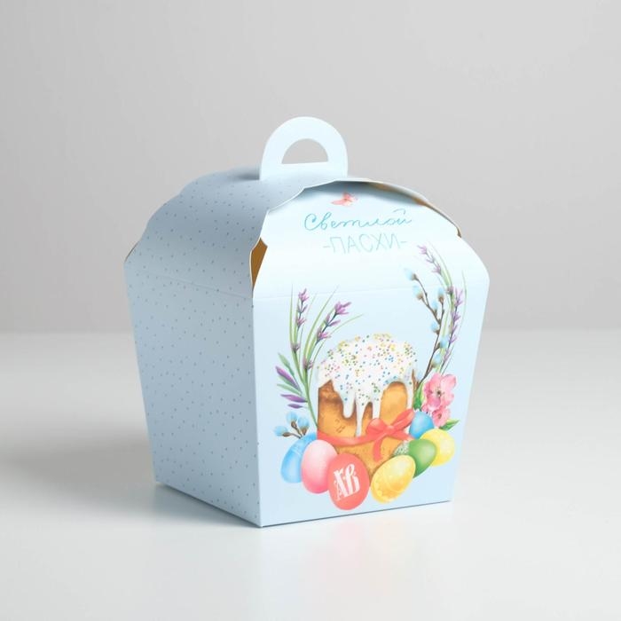 Коробка кондитерская складная, упаковка &laquo;Светлой Пасхи&raquo;, 17 х 17 х 26 см