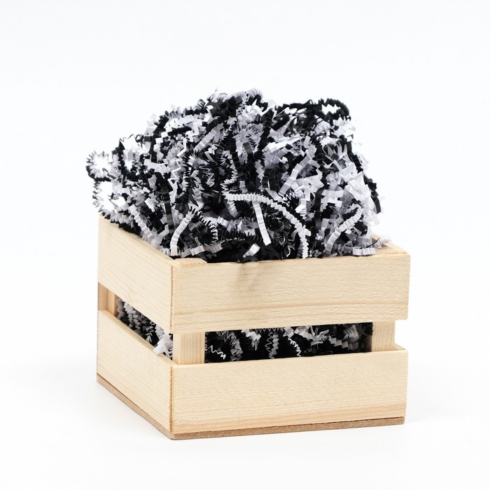 Наполнитель бумажный &laquo;Инь Янь&raquo;, микс, бело-черный, 1000 г