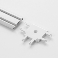 Коннектор SLIM "Т-образный" 4-жильный белый 0,7х4х2см