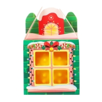 Развивающий тактильный мячик &laquo;Домик&raquo;, Новогодняя подарочная упаковка, 1 шт., Крошка Я