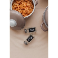 Набор для специй из стекла Доляна &laquo;Стиль&raquo;, 2 предмета: солонка 50 мл, перечница 50 мл, h=7 см