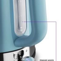 Чайник электрический металлический КТ-6147 - 1.7 л