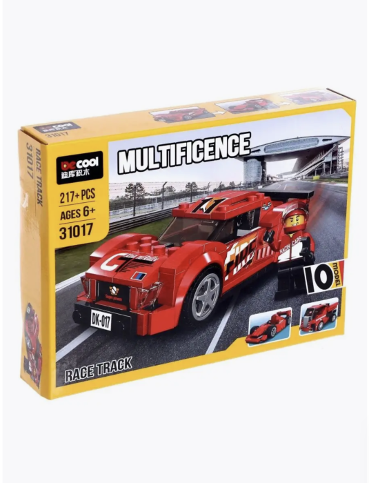Конструктор 10 в 1 гоночный автомобиль 217 деталей
