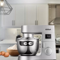 Цельнометаллический планетарный миксер кухонный КТ-3435