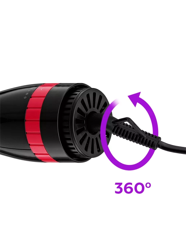 Фен-щетка для волос КТ-3266 - 2 скорости - 3 режима