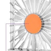 Мини-вентилятор беспроводной КТ-406 - 2.1 Вт