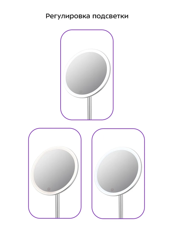 Косметическое зеркало с подсветкой КТ-4126 - 5 Вт