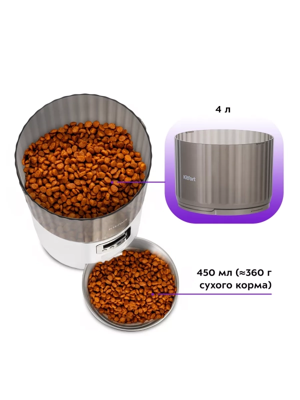 Кормушка для кошек автокормушка для собак КТ-6362