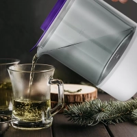 Чайник электрический стеклянный КТ-6191 - 1.3 л