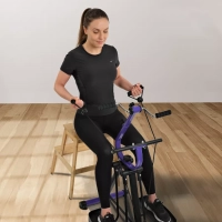 Велотренажер для дома с сиденьем КТ-6087 (2 в 1)