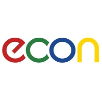Фен Econ ECO-BH166D, 1600Вт, 2 скорости, 2 режима, складной, цвет белый-фиолетовый