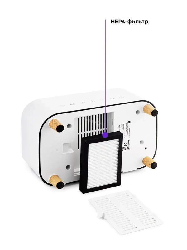 Увлажнитель воздуха для дома КТ-2811 (2 в 1) - 25 Вт