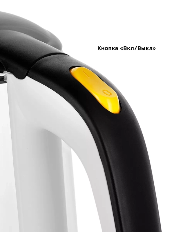 Чайник электрический стеклянный КТ-6635 - 1.7 л